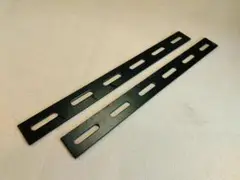 スチールラックカラーアングル用 「フラットバー 2本」 キタジマ