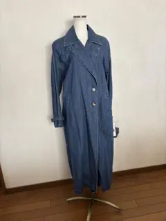 PINUE ピヌエ フロントジップトレンチコート（DENIM）デニム 春服 
