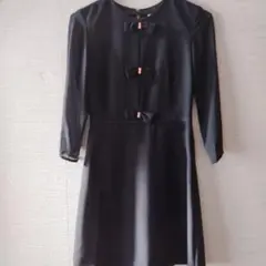 TEDBAKER LONDON　黒いリボン付き　ワンピース　サイズ0