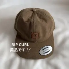 RIP CURLリップカール／キャップ　ブラウン　美品.ᐟ.ᐟのサムネイル