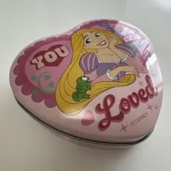 ラプンツェル 空き缶 ハート型 ディズニー