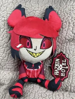 ROUND1限定　ハズビンホテルへようこそ　おすわりぬいぐるみ　アラスター