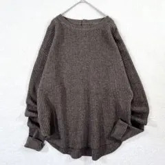 美品✨ドゥーズィエムクラス アパルトモン カシミヤ混 サーマルニット ブラウン