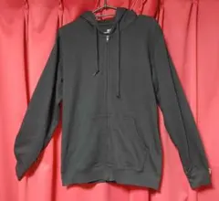 【UNIQLO】ユニクロ ジップアップパーカー 薄手 ブラック Mのサムネイル