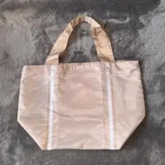 ✨ 美品・正規品 ✨ キタムラ　エコバッグ　ベージュ　ファスナー付きのサムネイル