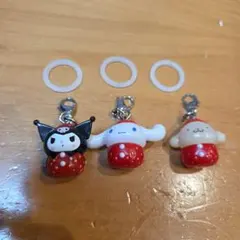 サンリオキャラクターズ いちごめじるしアクセサリー シナモン プリン クロミ