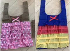 人気なキャラクターDisney トートバッグ 折り畳み収納エコバッグ2点セット