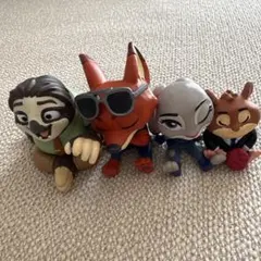 ズートピア ガチャガチャ フィギュア　肩ズンFig
