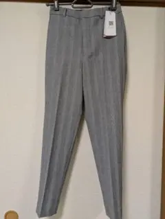 【新品】グレー チェック柄 パンツ