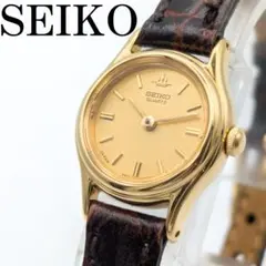 【稼働】SEIKO クォーツ 腕時計 ゴールド ギャラクシー 王冠マーク y2k