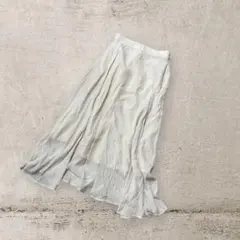 売り切り！ハニーサックルローズ♡麻 リネン風 シアー ロングスカートのサムネイル