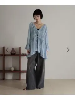 lowrysfarm ヨウリュウシャーリングブラウス