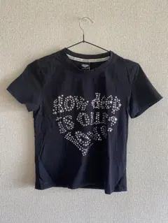 LUV IS TRUE 半袖Tシャツ ブラック 星スタッズのサムネイル