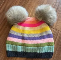 gap ニット帽　ポンポン　50-52cm
