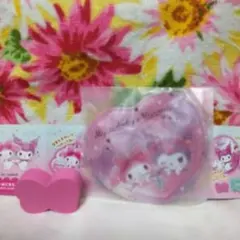★マイメロディ♡クロミ ミニフラットビニールポーチ&消しゴム、2点セット★