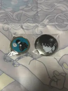 サカモトデイズ 勢羽夏生 ゴールデン缶バッジ メタルキーホルダー