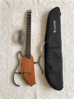 サイレントギター 付属品完備 カポ・ピックおまけ付 イヤホン練習可