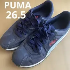 PUMA スニーカー　運動靴　紺色　スポーツシューズ　予備