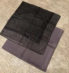 バーバリー　メンズ　ハンカチ　2枚セット