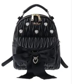 LIZLISA メニービジューロングリボンリュック