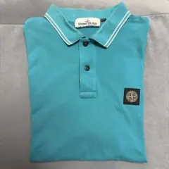 STONE ISLAND ポロシャツ ターコイズブルーXLのサムネイル