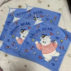 未使用　SAILOS BEAR ループタオル　4枚セット