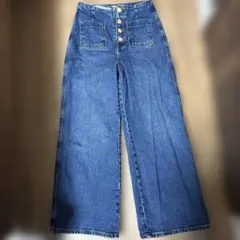 ZARA ハイウエストデニムパンツ EUR34