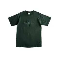 【希少】90s カルバンクライン USA製 ロゴ刺繍 Tシャツ Lサイズのサムネイル