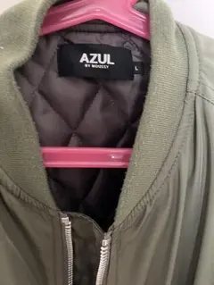 AZUL by MOUSSY MA-1ジャケット Lサイズ オリーブ