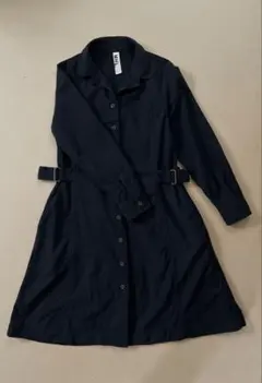 MHL. サイドベルト 丸襟 Aライン ワンピース