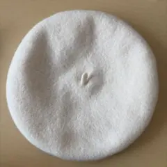 新品未使用【H&M】 ベレー帽 ウール クリームのサムネイル