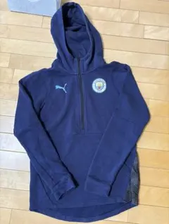 希少　国内未発売　Puma マンチェスター・シティ ハーフジップパーカー　古着