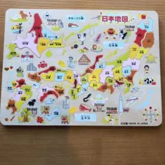 日本地図 木製パズル