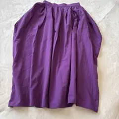 【AEWEN MATOPH】ナイロン タフタ ギャザースカート