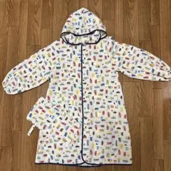 コンビミニ　レインコート 乗り物柄　L（120〜130）のサムネイル