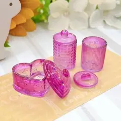 ミニチュア食器 キャンディーポット 3個セット フェイクスイーツ 847
