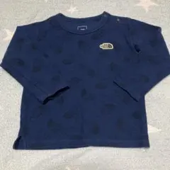 ノースフェイス　ラッチパイル　ロンT ネイビー