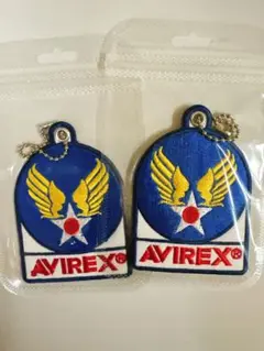 【新品未使用】 AVIREX　チャームワッペン 2つセット