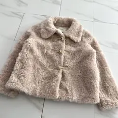 Herlipto Bambina Faux Fur Coat ピンク Sのサムネイル