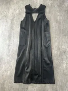 [未使用]RayBEAMSノースリーブ ブラック ワンピース