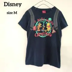 Disney ディズニー プーさん ティガー Tシャツ 半袖 ビッグロゴ M