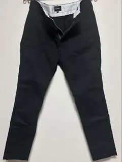 【美品】BEAMS / ストレッチ テーパード チノ ブラック Mサイズ