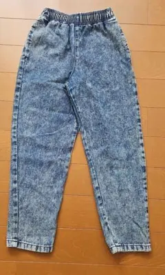 GU(男女兼用)ストレッチデニムシェフパンツ 140cm