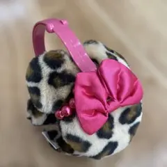レア　ディズニー ヒョウ柄　イヤーマフ ピンク ミニー ミニーちゃん