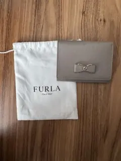 【3/15まで】FURLA グレー 三つ折り財布