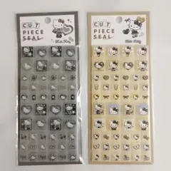 ハローキティ キャラクターシール　タイル　サンリオ　ヒョウ柄　平成　ギャル