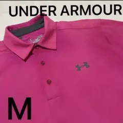美品　アンダーアーマー　M ゴルフ　ポロシャツ　ゴルフウェア