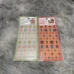 Monchhichi CUT PIECE SEAL ステッカー 2枚セット