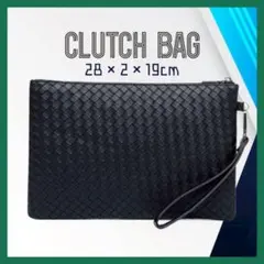 イントレチャート調 セカンドバッグ クラッチバッグ 大容量