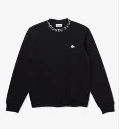 Lacoste コットンブレンドネックロゴスウェット